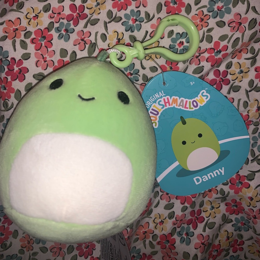 Danny dinosaur squishmallow clip